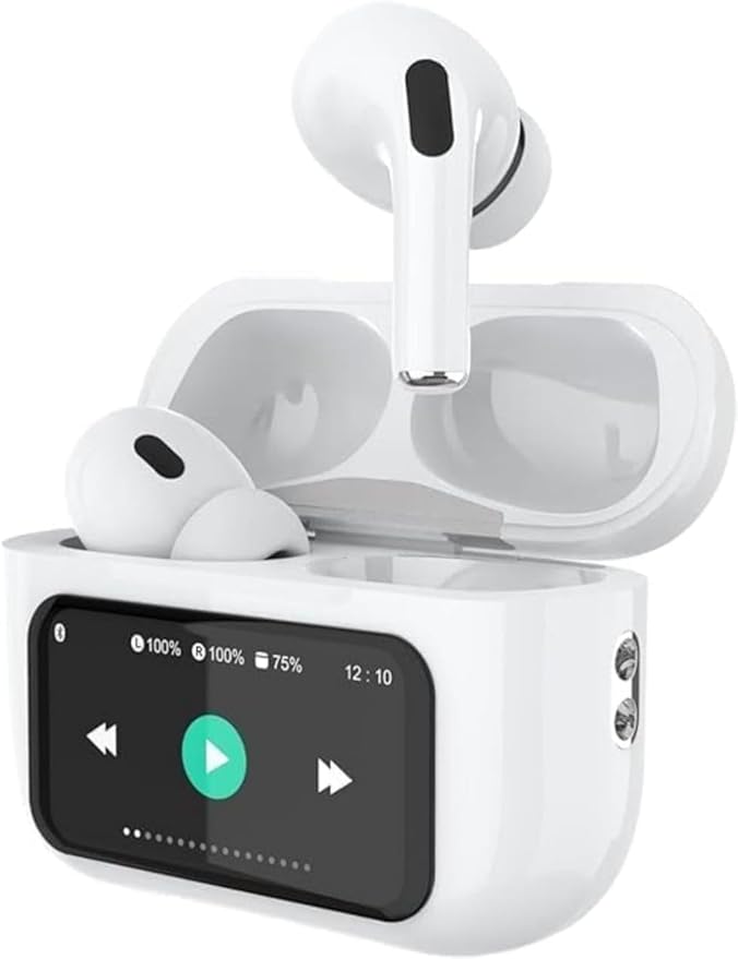 Bluetooth wireless earpod with display